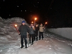 Fackelwanderung Bayerischer Wald Schneeschuhwandern